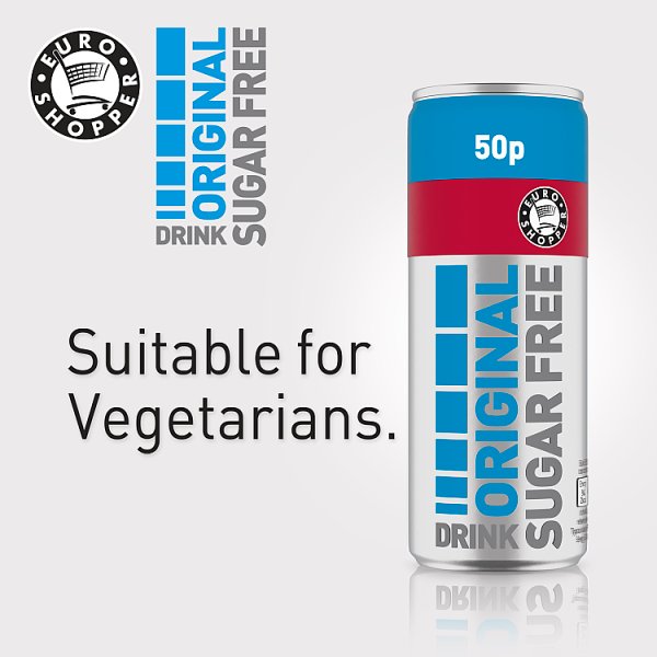 Euro Shopper Original Sugar Free Drink 250ml