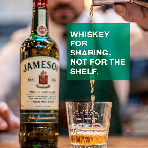 Jameson Triple Distilled Blended Irish Whiskey 70cl