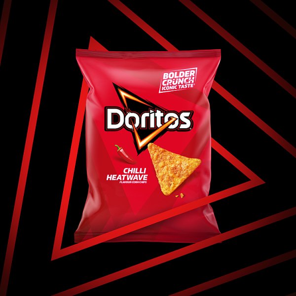 Doritos Chilli Heatwave Tortilla Chips Sharing Bag Crisps 140g