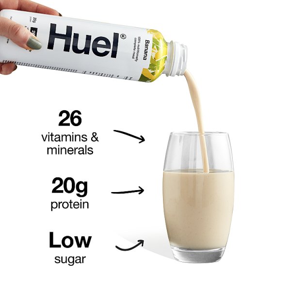 Huel Banana Flavour Ready-to-Drink Complete Meal 500ml