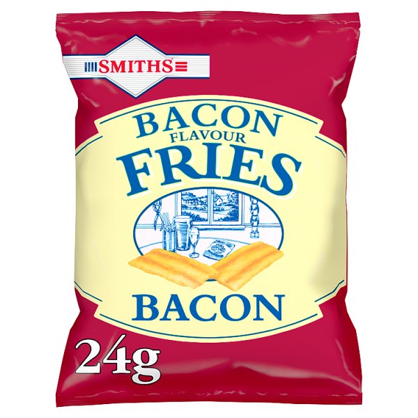 Smiths Crisps Bacon Fries Snacks 24