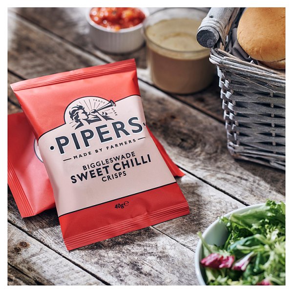 Pipers Biggleswade Sweet Chilli Crisps Grab Bag 40g