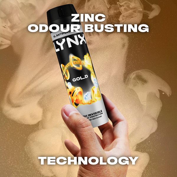 Lynx Anti-Perspirant Aerosol Gold 200ml