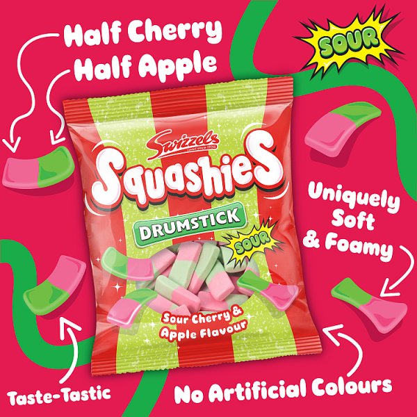 Swizzels Squashies Sour Cherry & Apple 140g