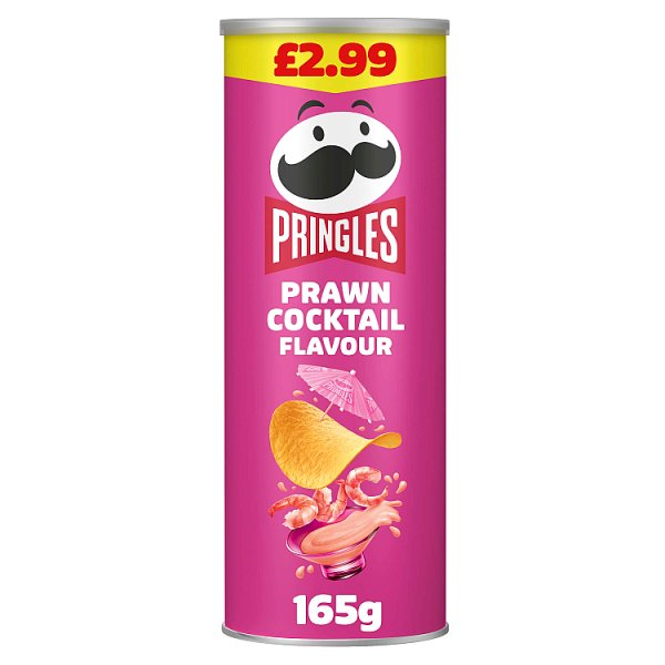 Pringles Prawn Cocktail Sharing Crisps 165g