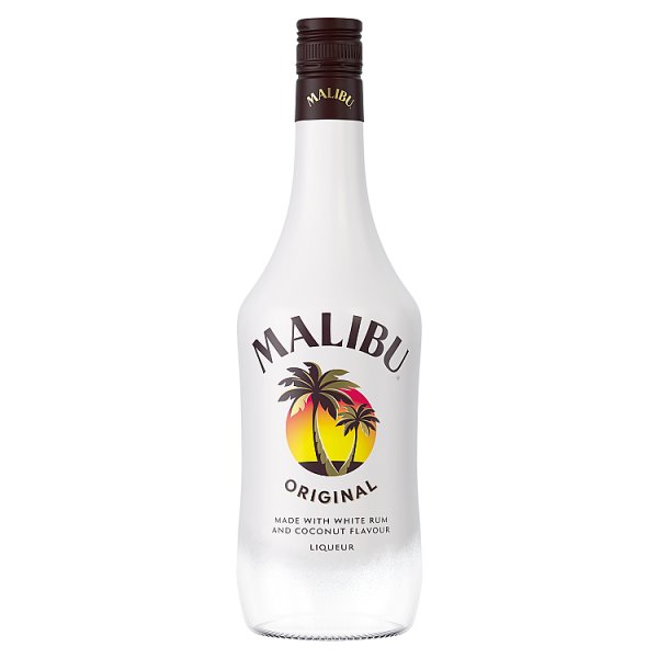 Malibu Original White Rum with Coconut Flavour 1L