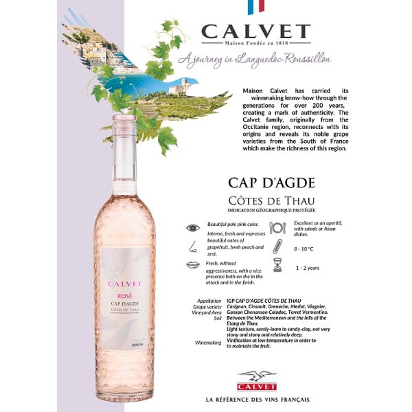 Calvet Rosé 75cl