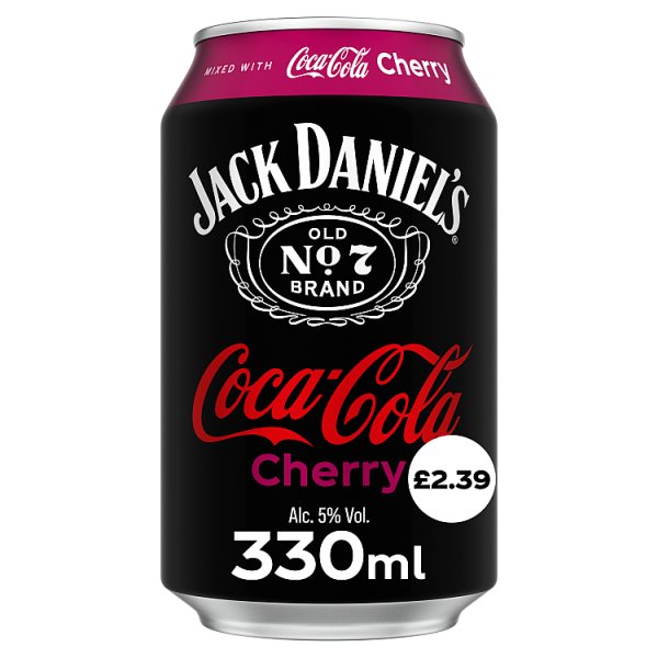 Jack Daniel's & Coca-Cola Cherry 330ml