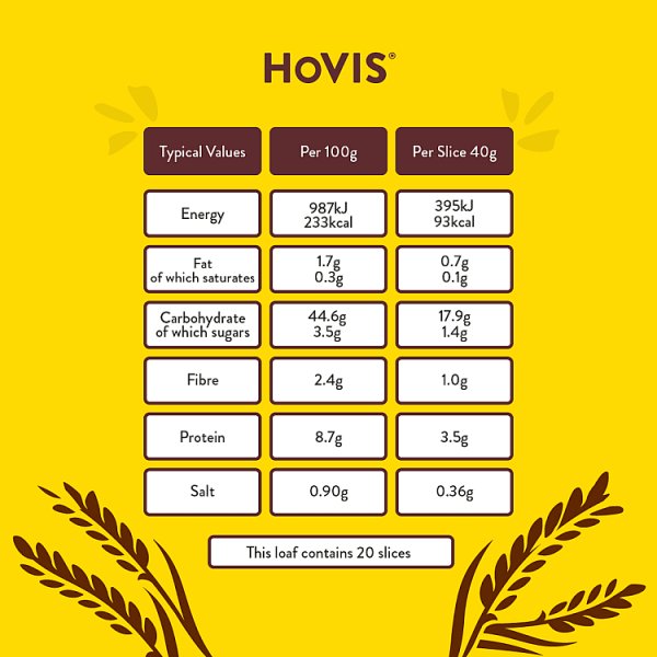 Hovis Soft White Thick 800g