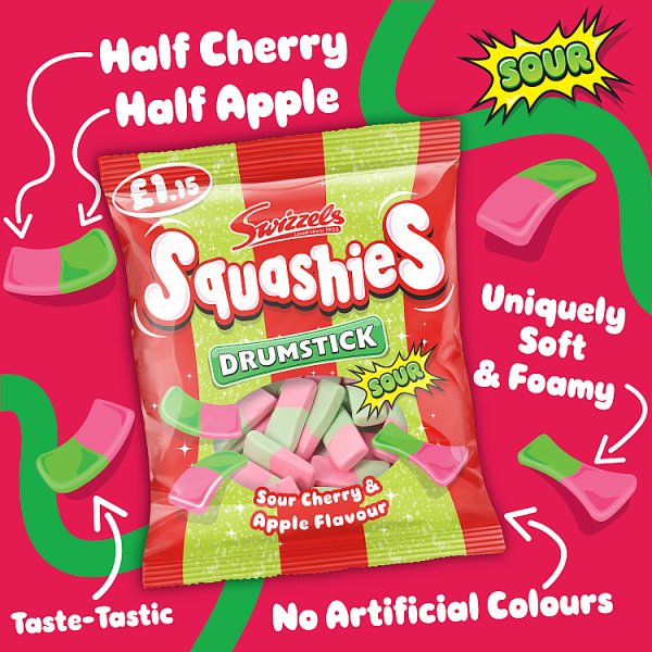 Swizzels Squashies Sour Cherry & Apple 120g
