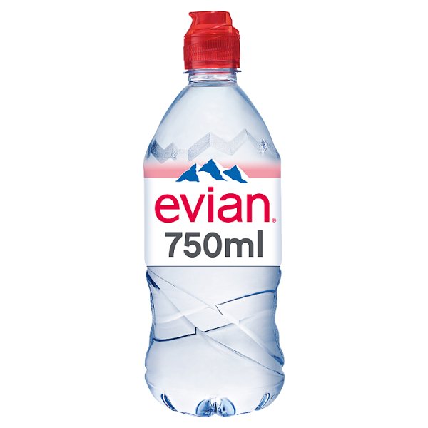 evian Still Natural Mineral Water 750ml