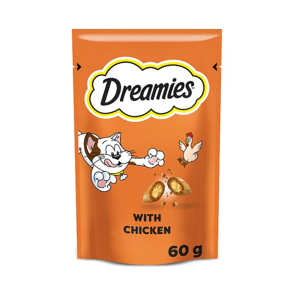 DREAMIES™ Cat Treat Biscuits with Chicken 60g
