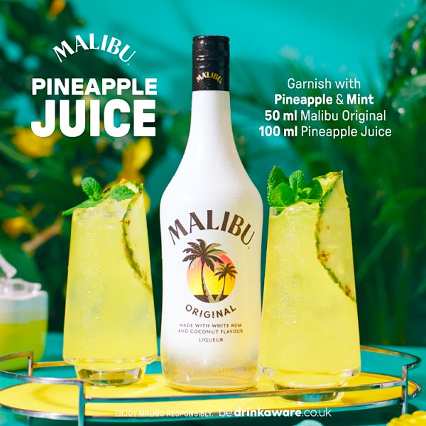 Malibu Original White Rum with Coconut Flavour 70cl