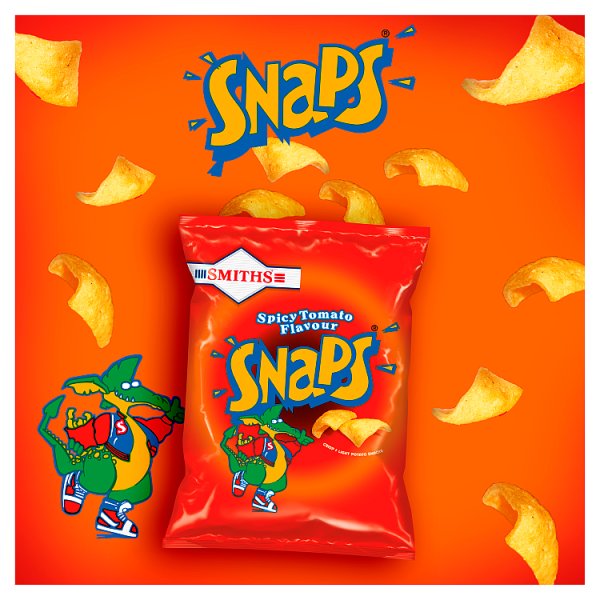 Smiths Snaps Spicy Tomato Snacks Crisps 21g