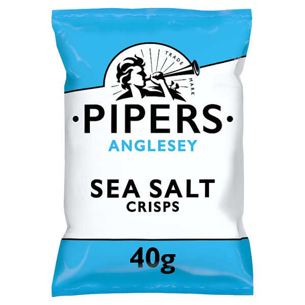 Pipers Anglesey Sea Salt Crisps Grab Bag 40g