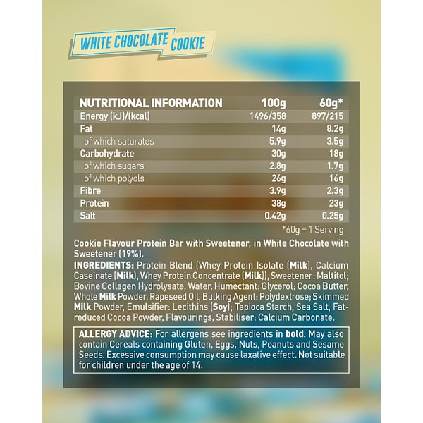 Grenade White Chocolate Cookie Flavour 60g