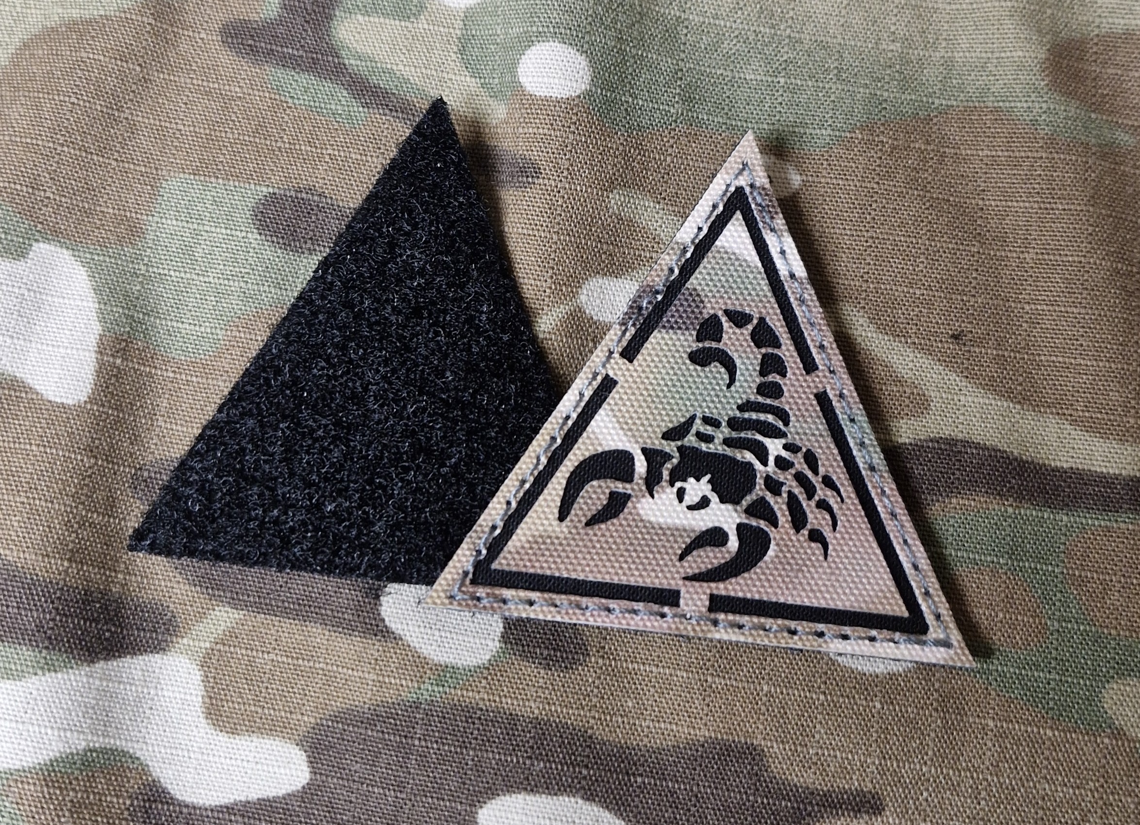 DRS BCT TRF Black Scorpion Camo Patch