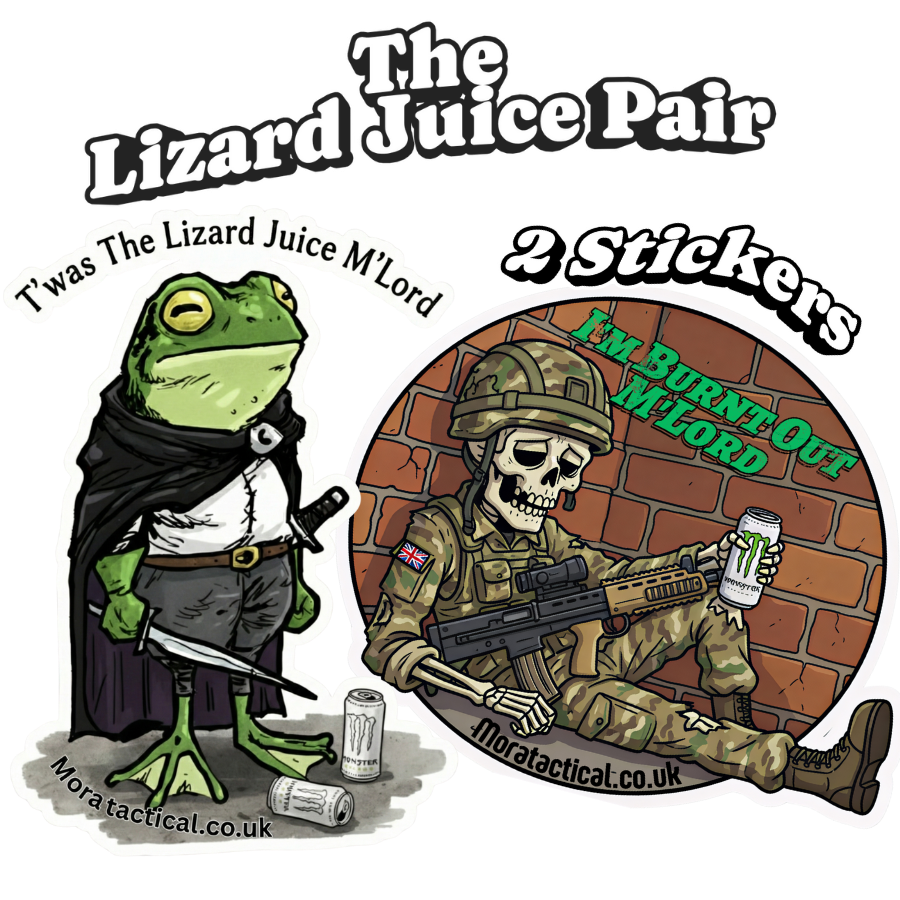 T'was Lizard Juice M'Lord Sticker Pair