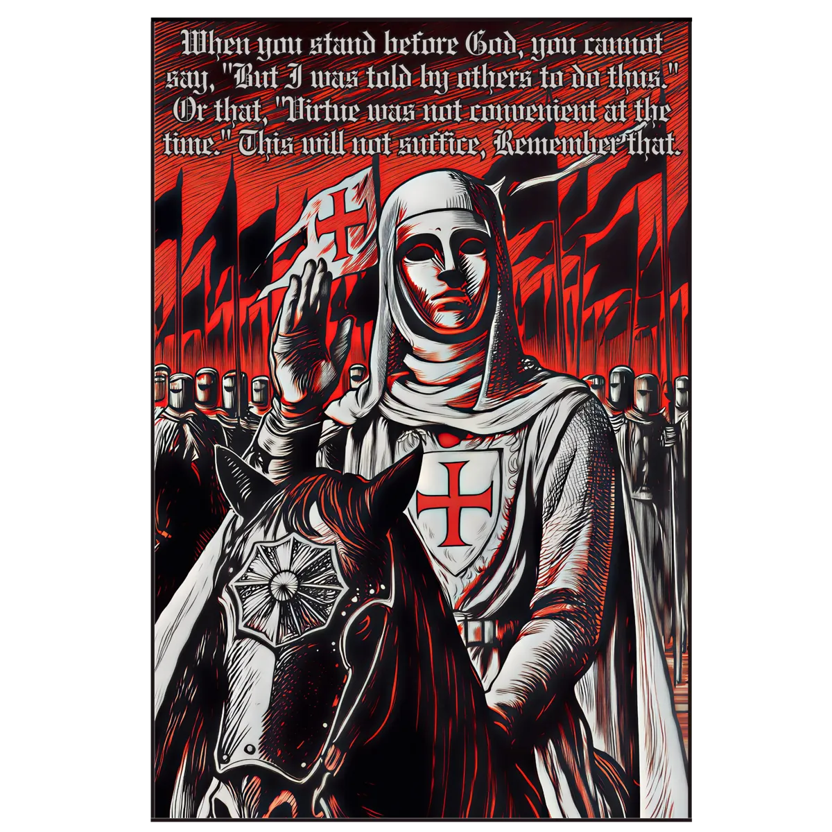 Stand Before God Oversized Vintage Wash Effect T Shirt