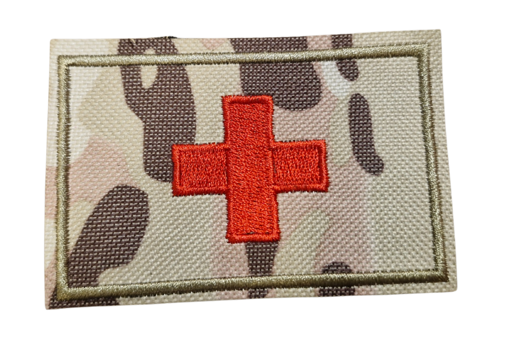 Med Red Cross IFAK Camo Patch