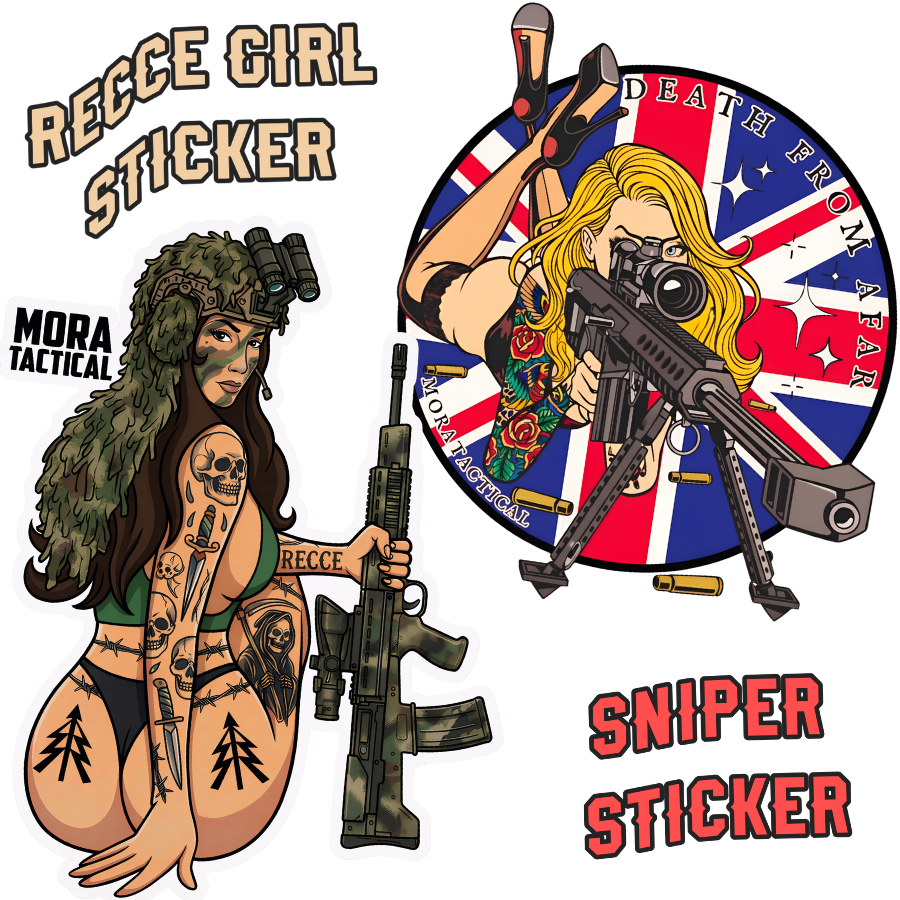 Recce and Sniper Girl Duo Stickers