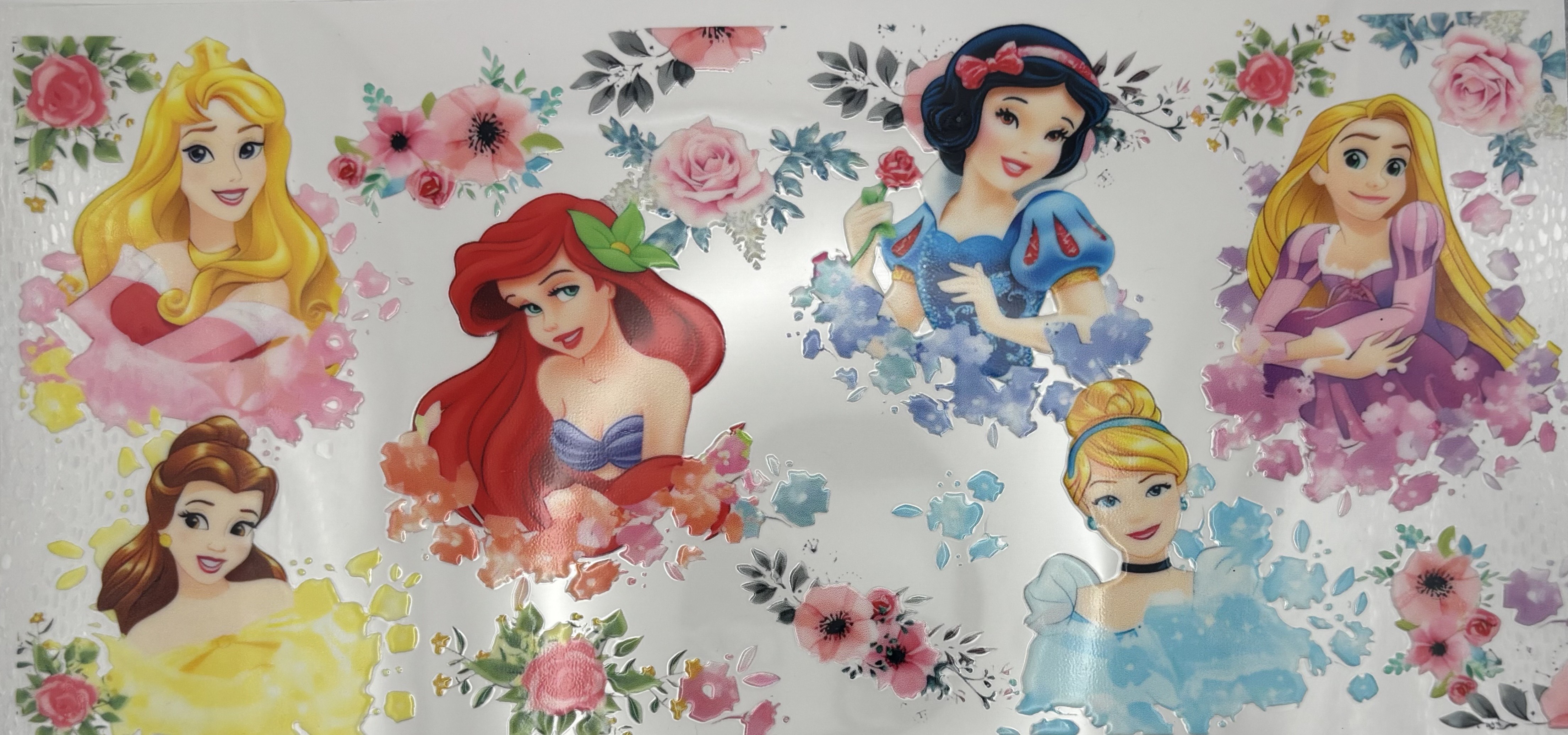 DISNEY PRINCESSESS & FLOWERS WRAP 16oz