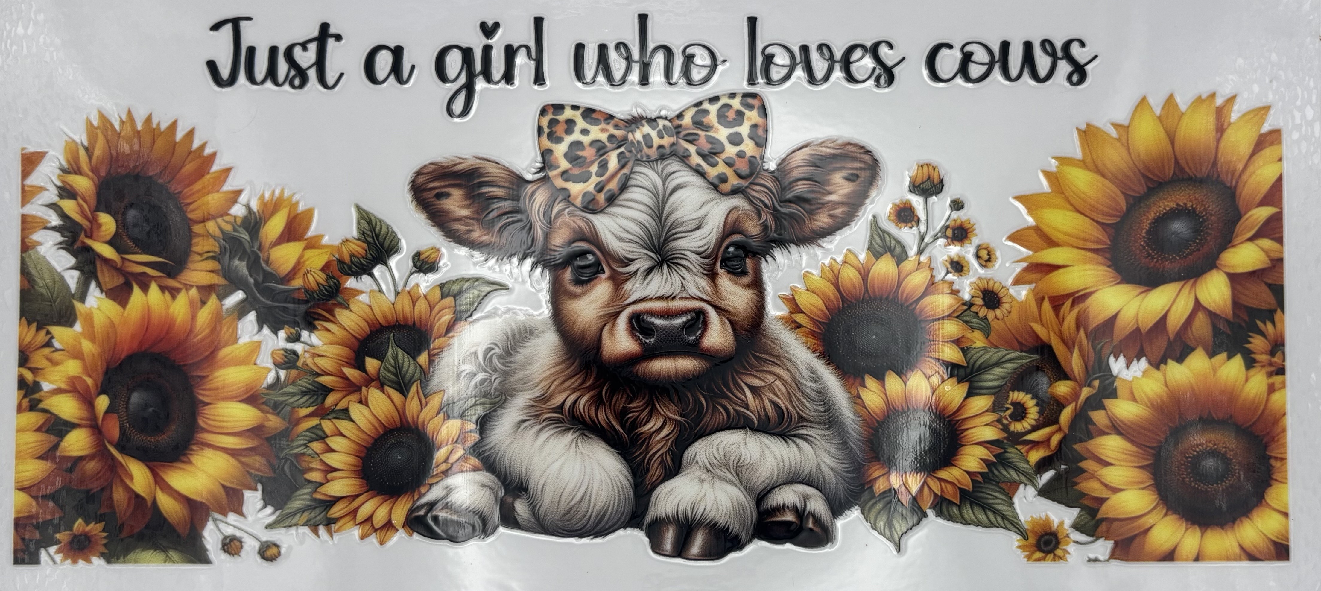 JUST A GIRL WHO LOVES COWS WRAP 16oz