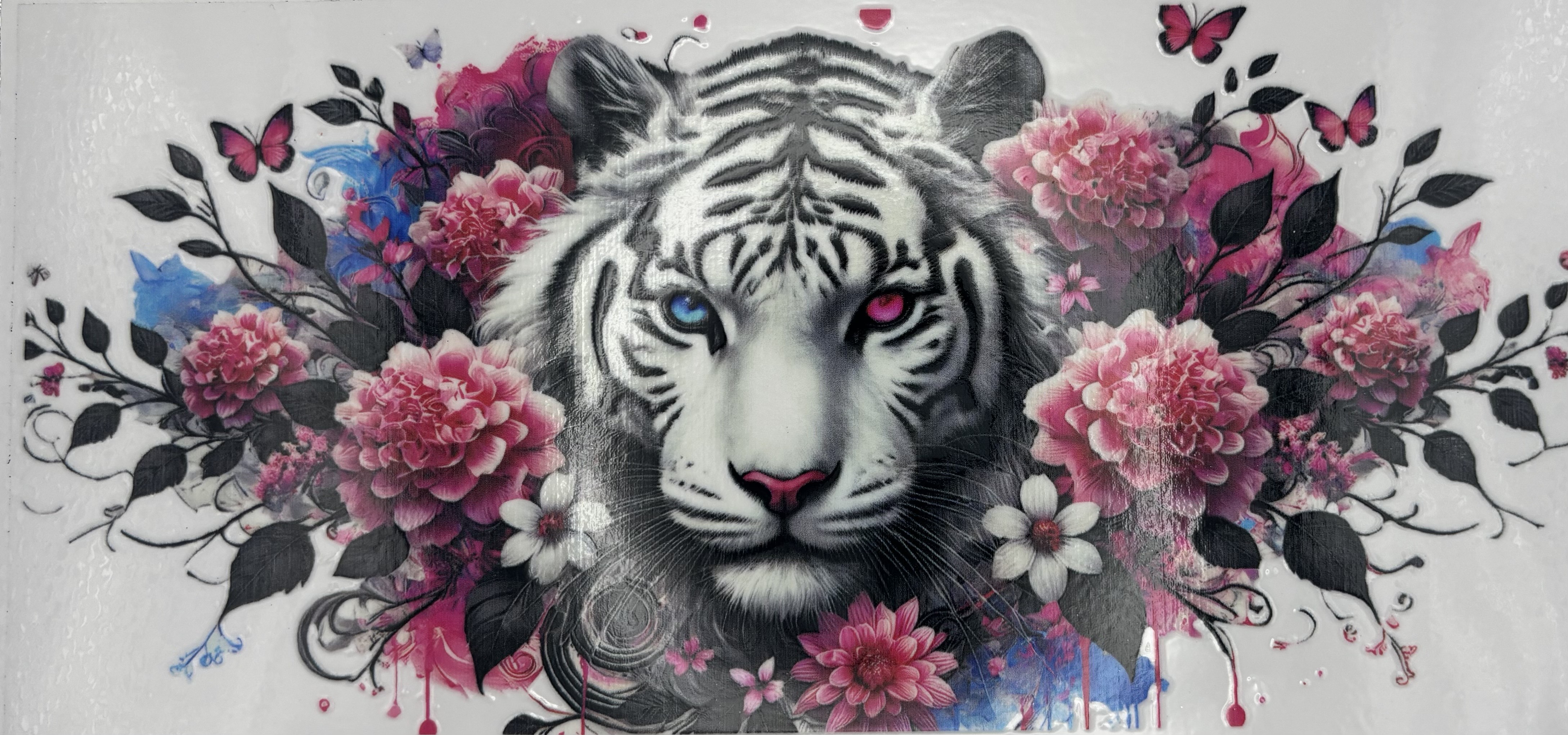 BLUE & PINK EYED TIGER WRAP 16oz