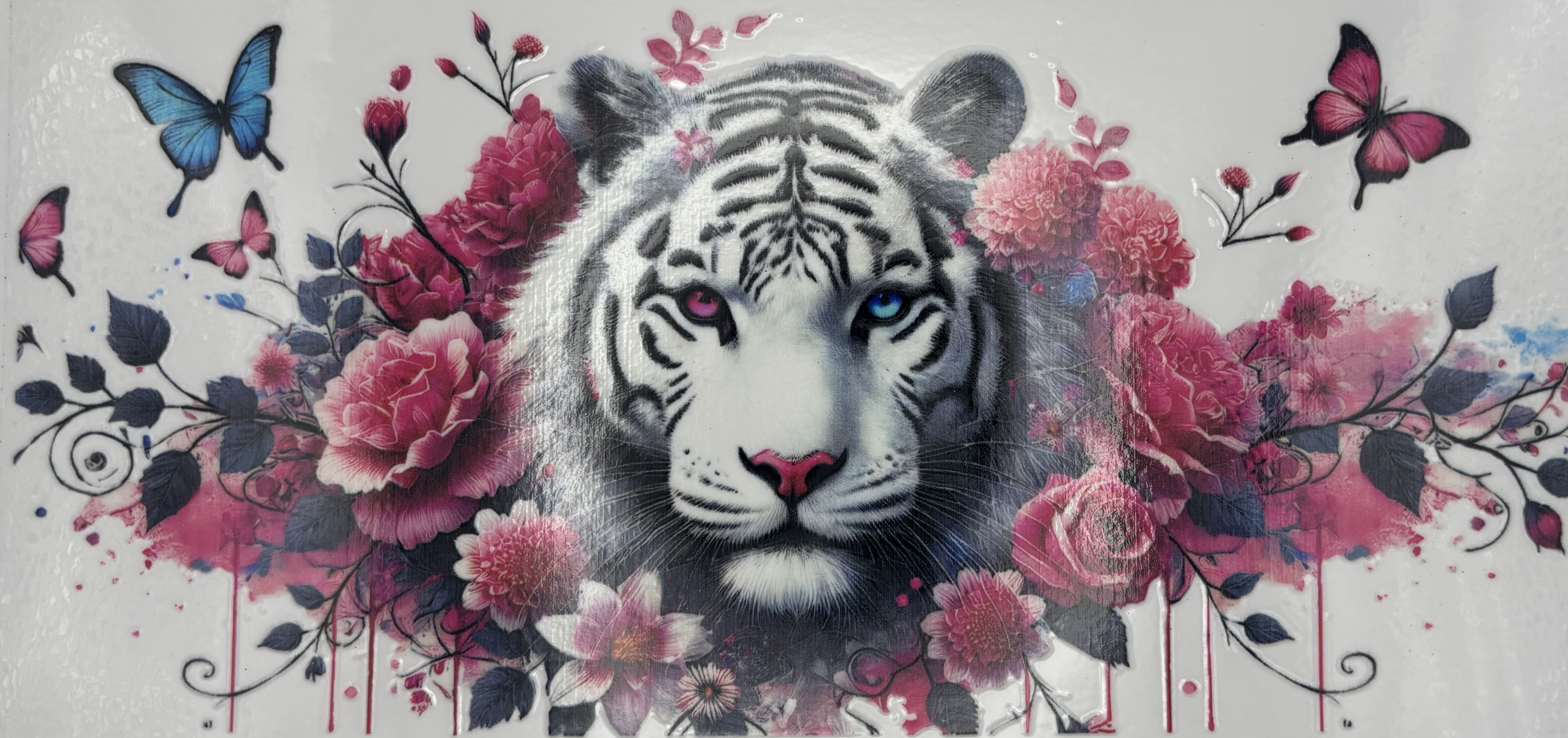 BLUE & PINK EYED TIGER WRAP 16oz