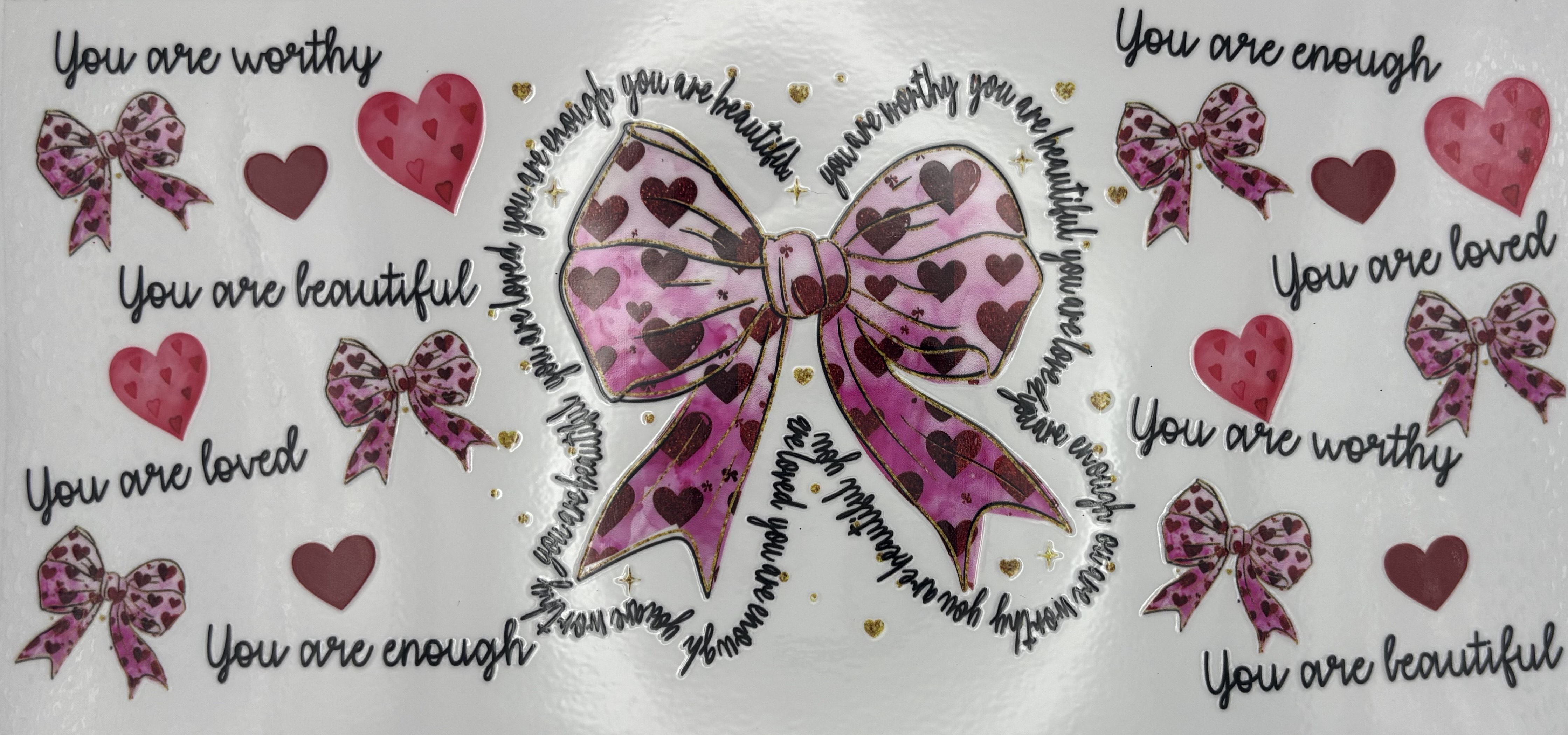 PINK MOTIVATIONAL WRAP 16oz