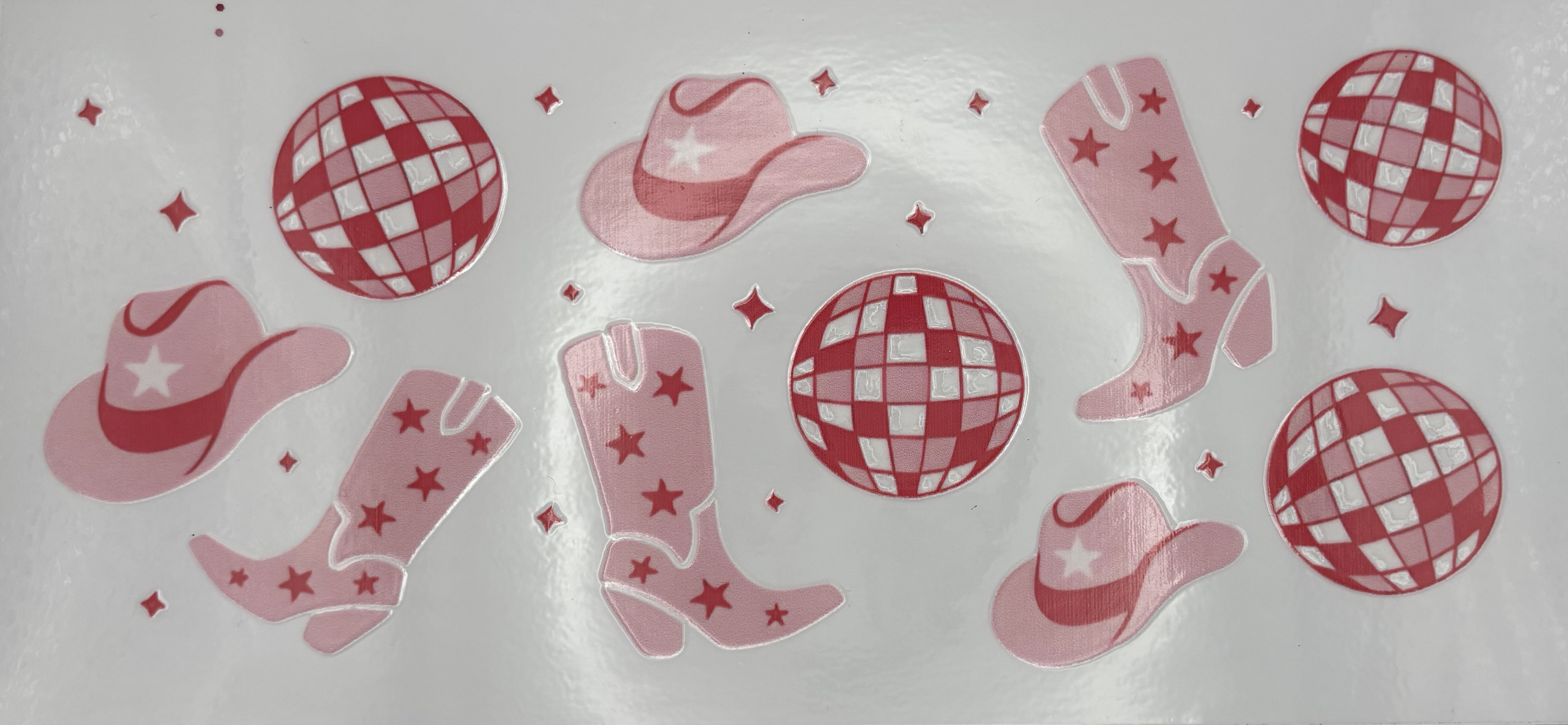 PINK BOOTS DISCO WRAP 16oz