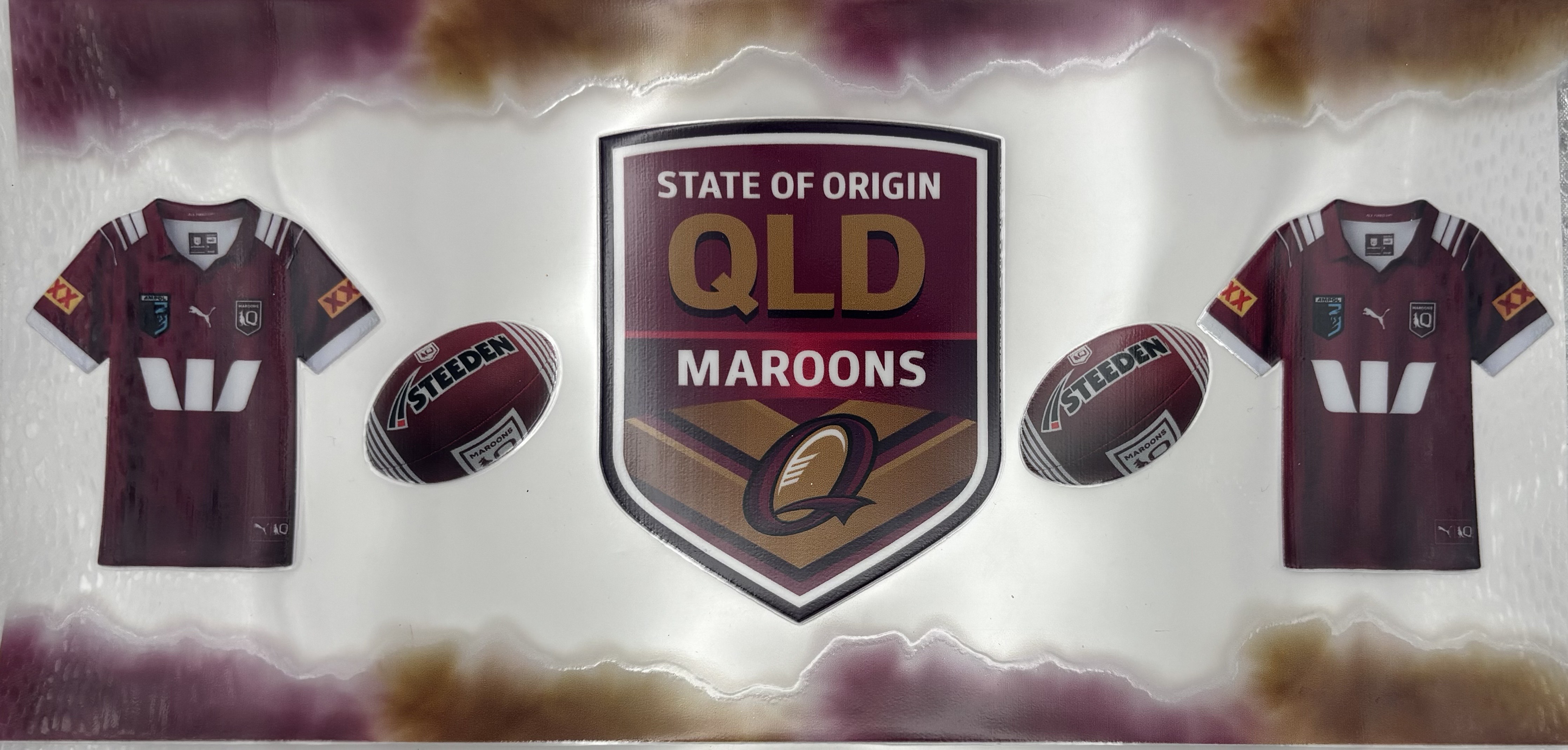 QLD STATE OF ORIGIN WRAP 16oz
