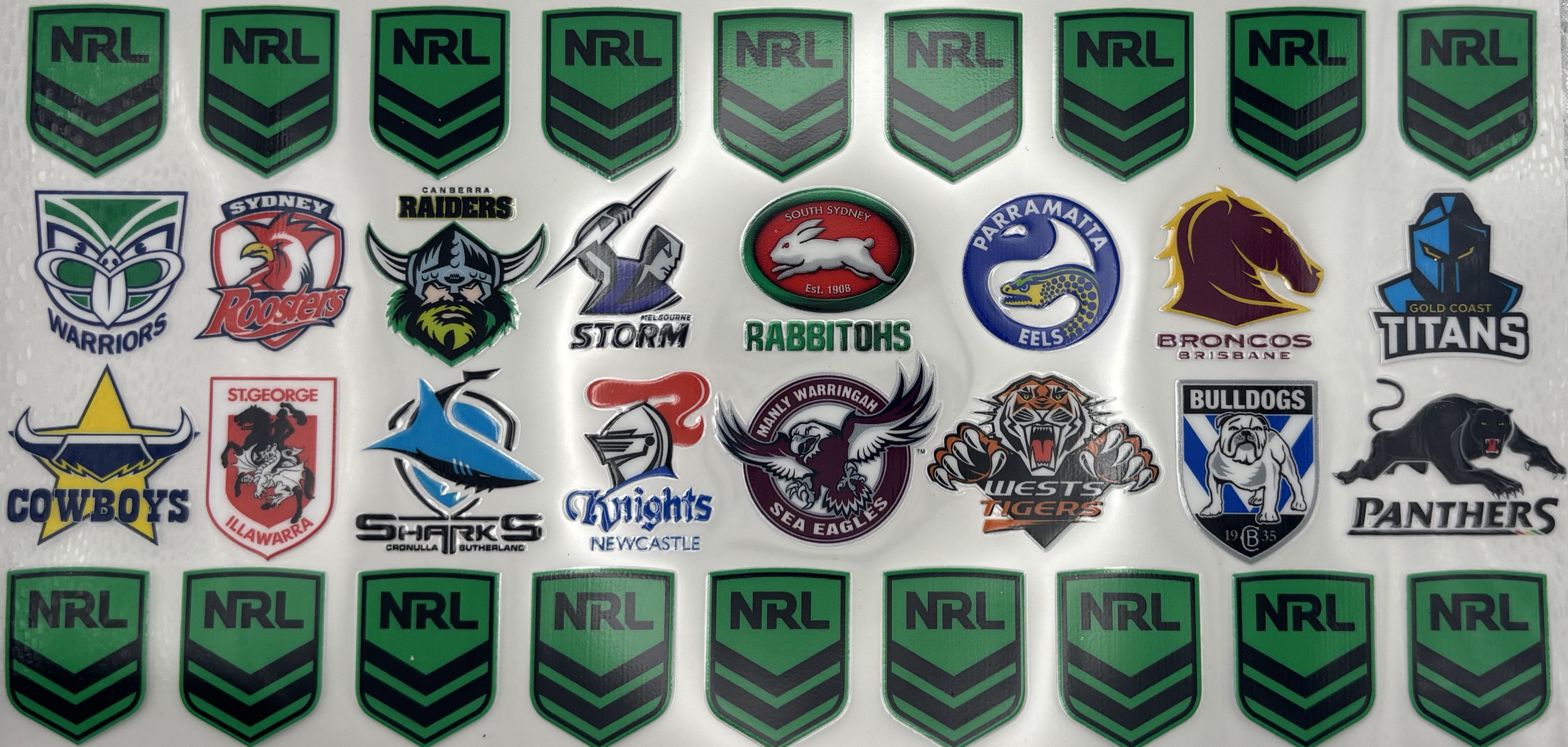 NRL ALL TEAMS WRAP 16oz