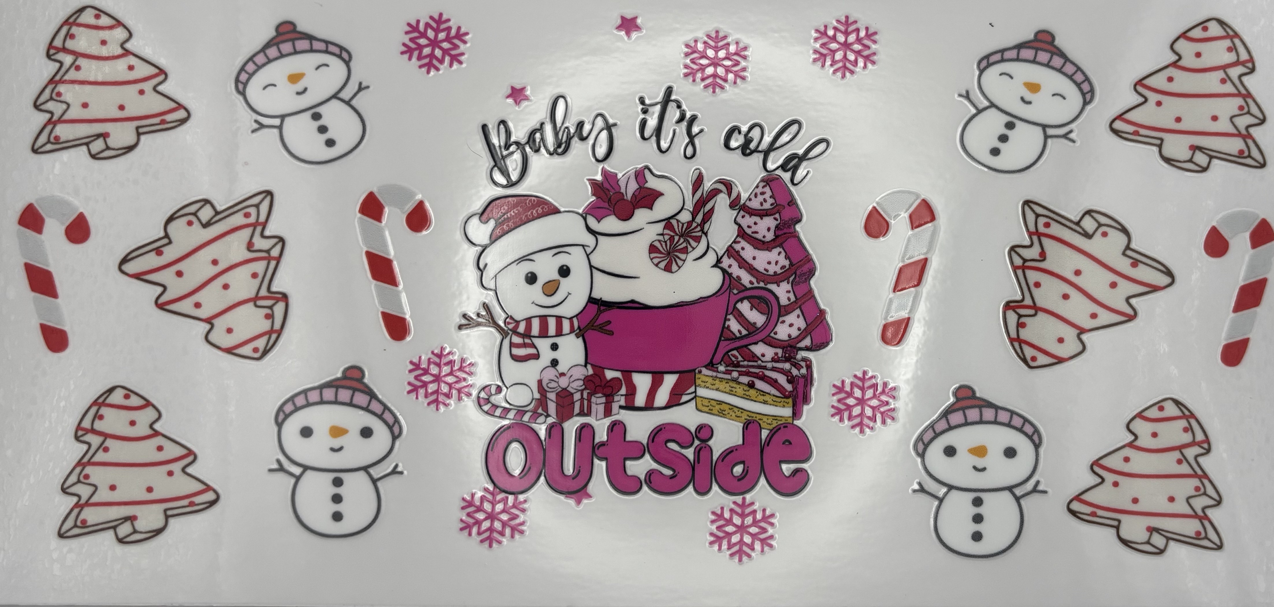 WINTER SNOW CHRISTMAS WRAP 16oz