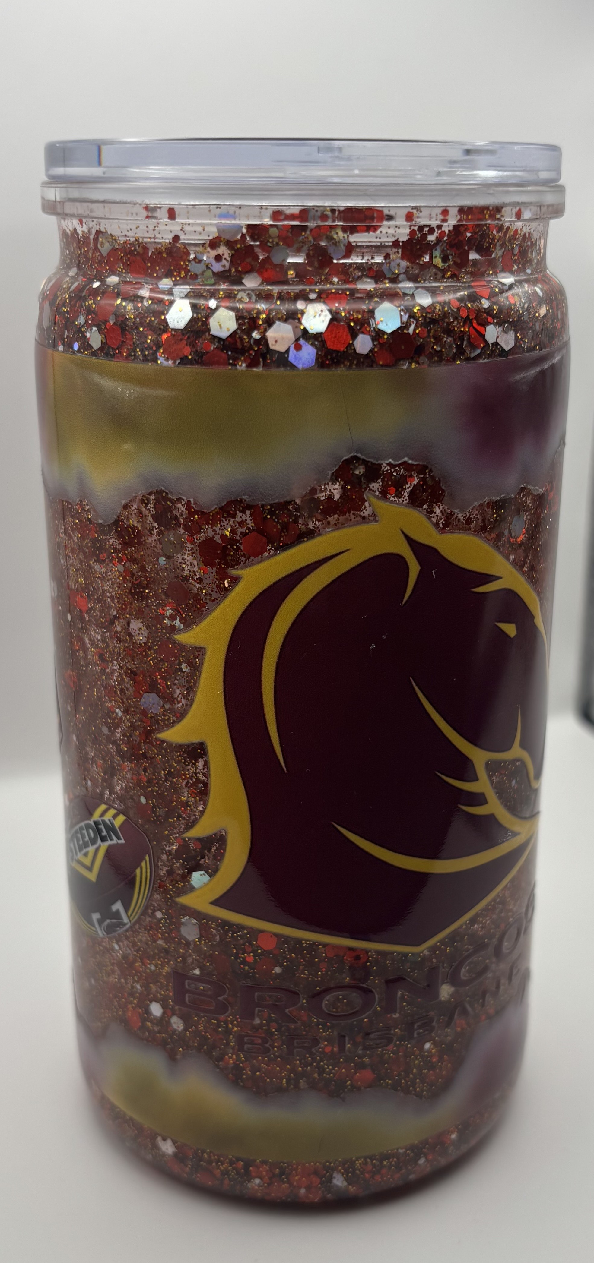 Broncos Acrylic Snow Globe 16oz