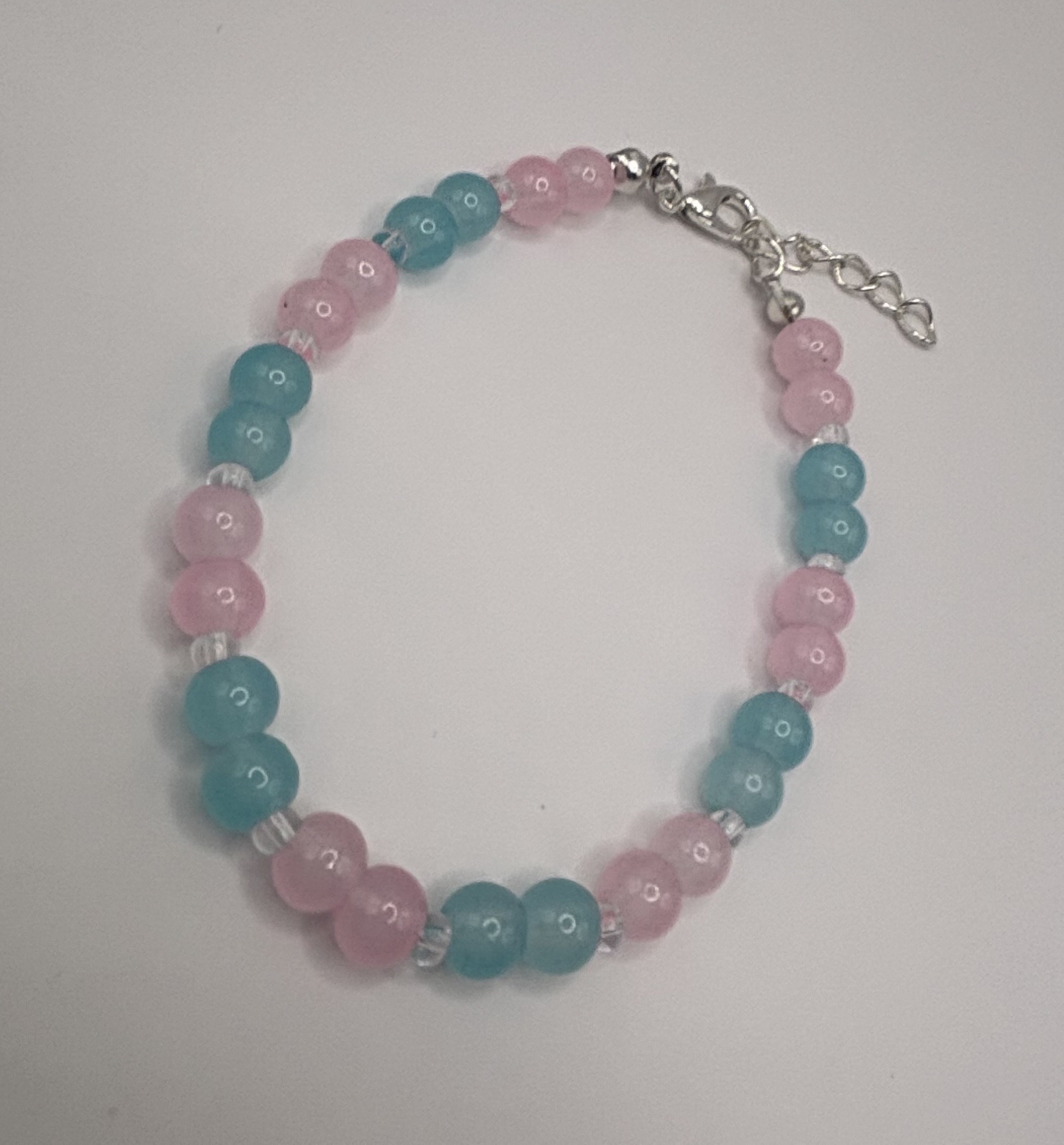Pink & Aqua Bracelet