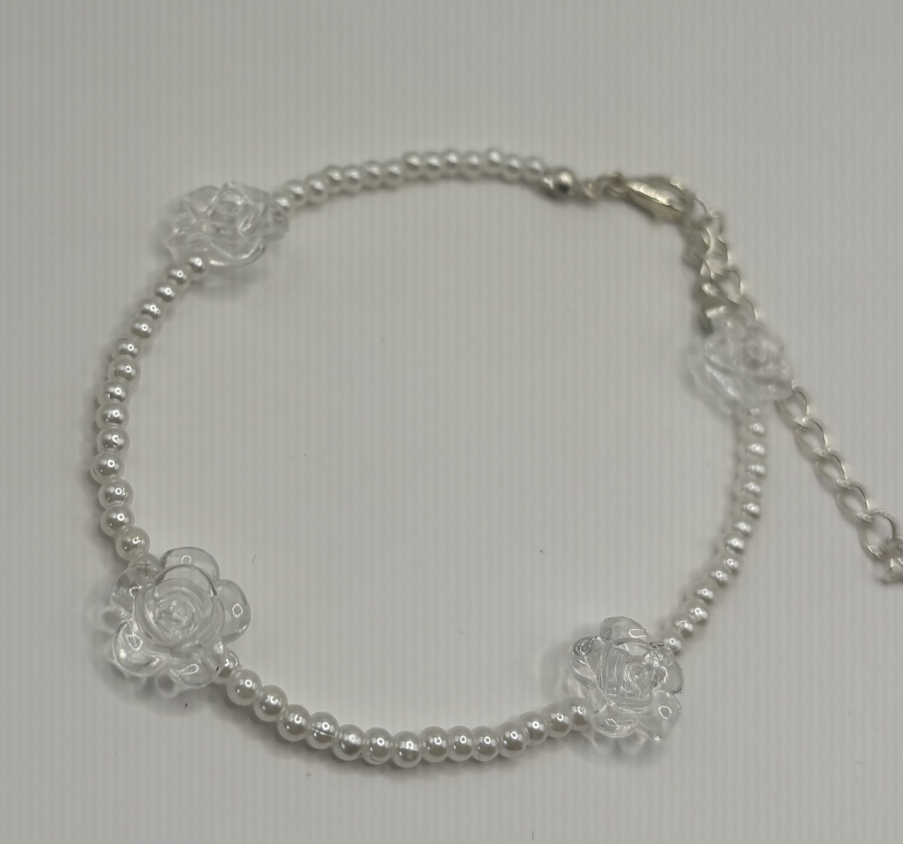 Clear Rose Bracelet