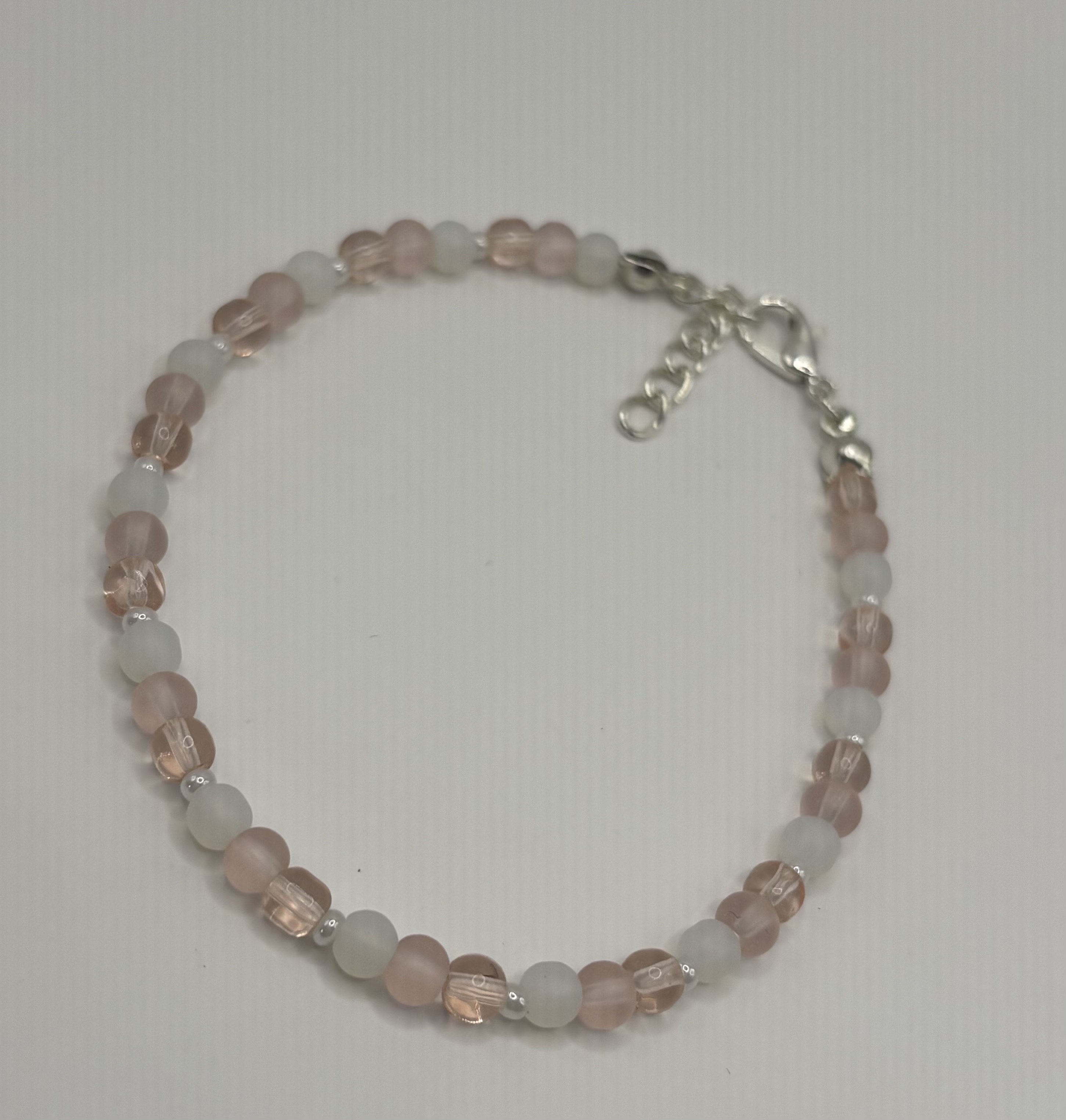 Pink and White Bracelet