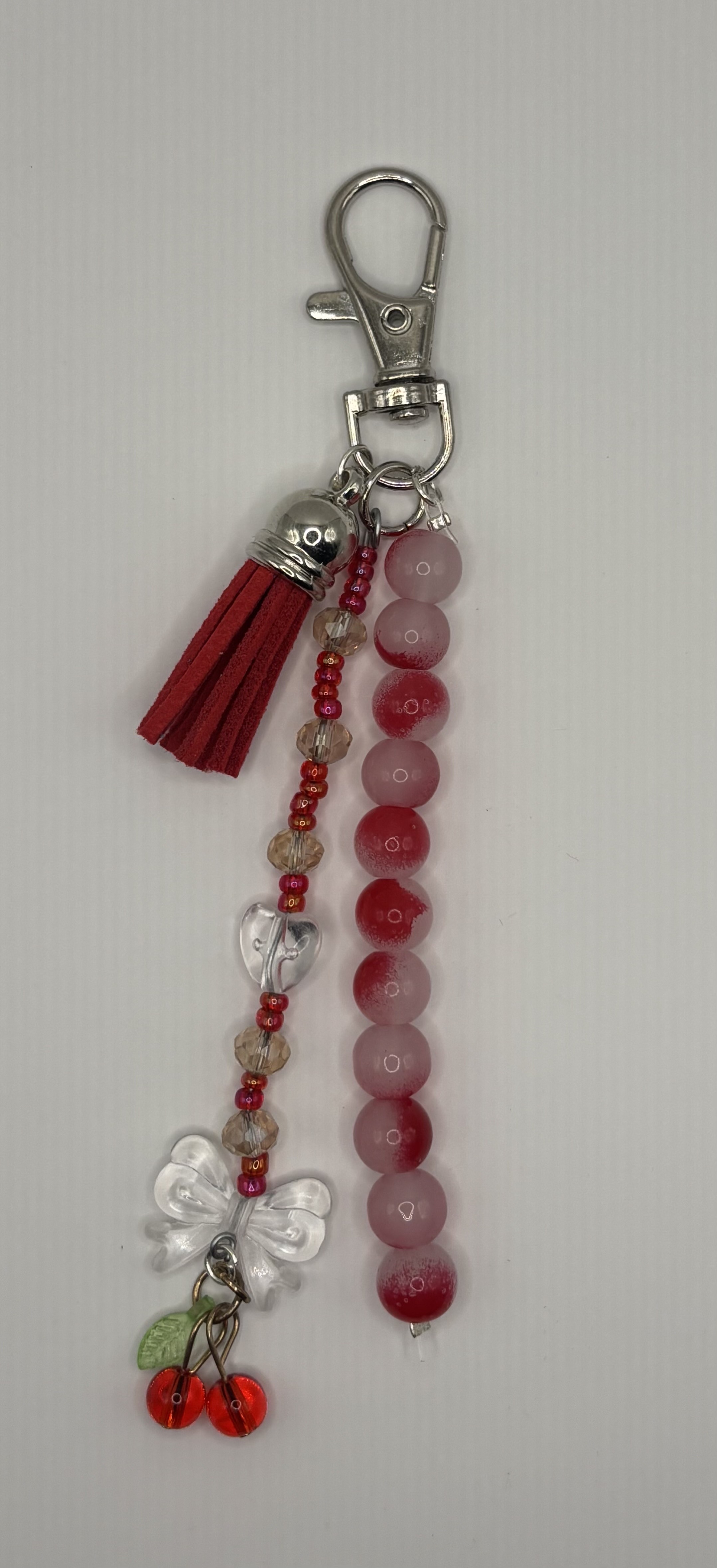 Red Cherry Keychain
