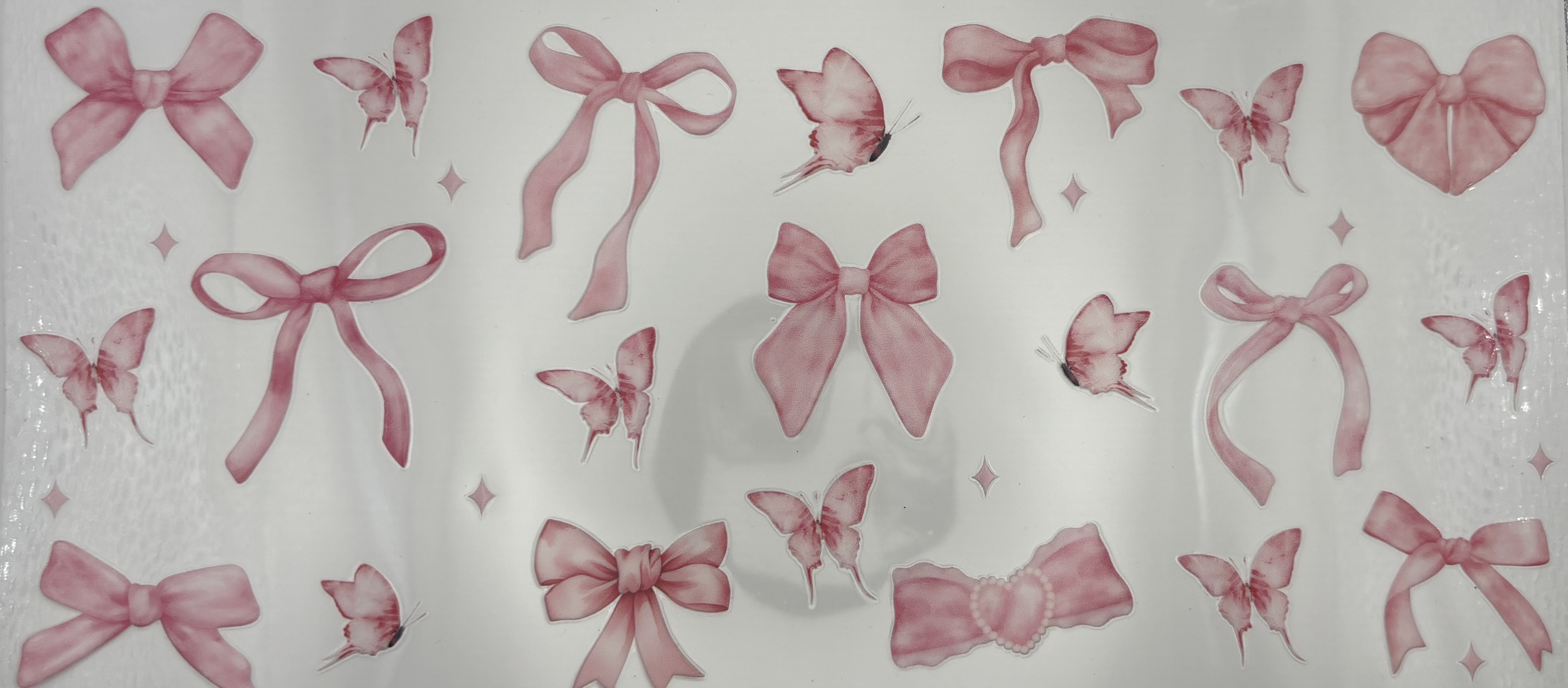 PINK BOW WRAP 16oz