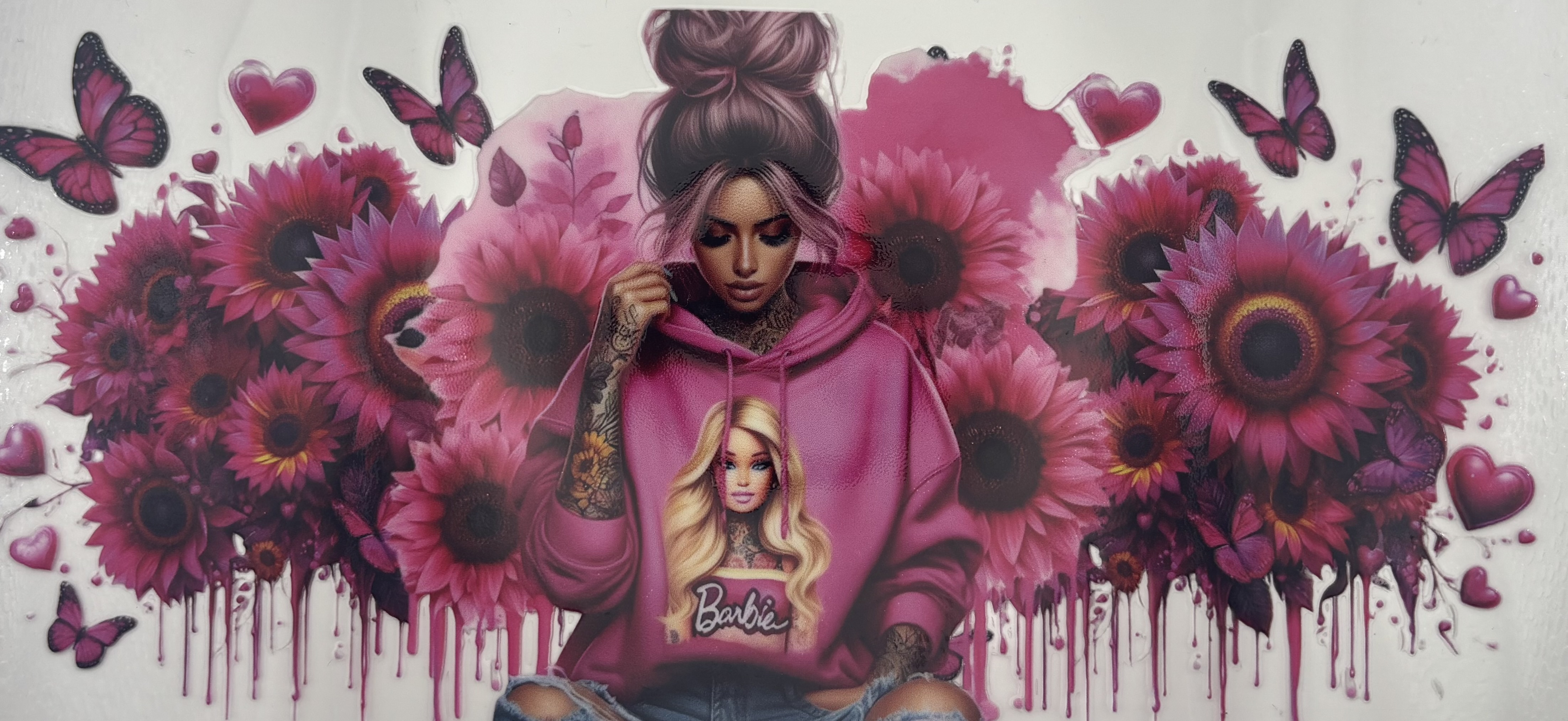 BARBIE GIRL WRAP 16oz