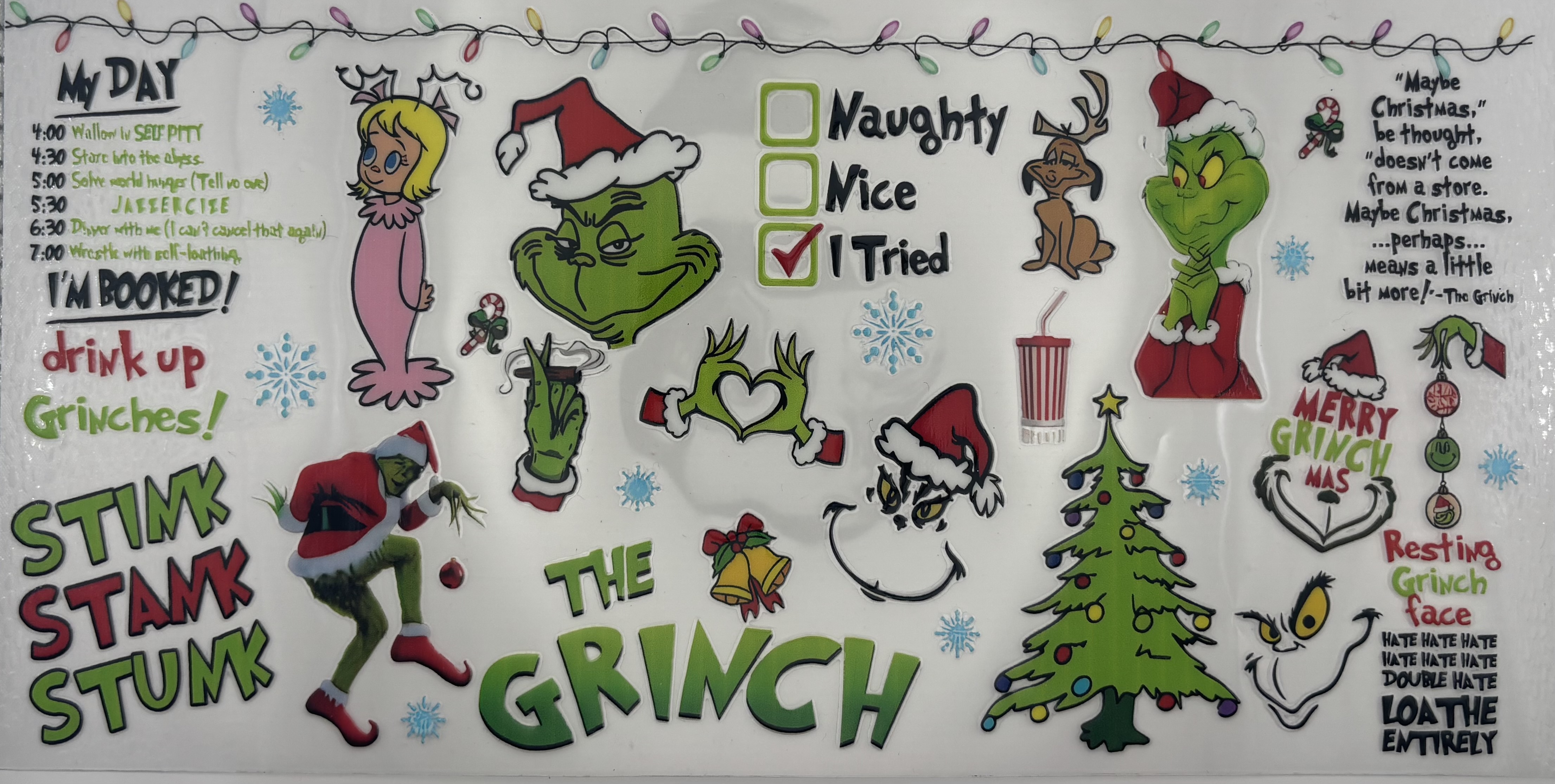 THE GRINCH WRAP 16oz