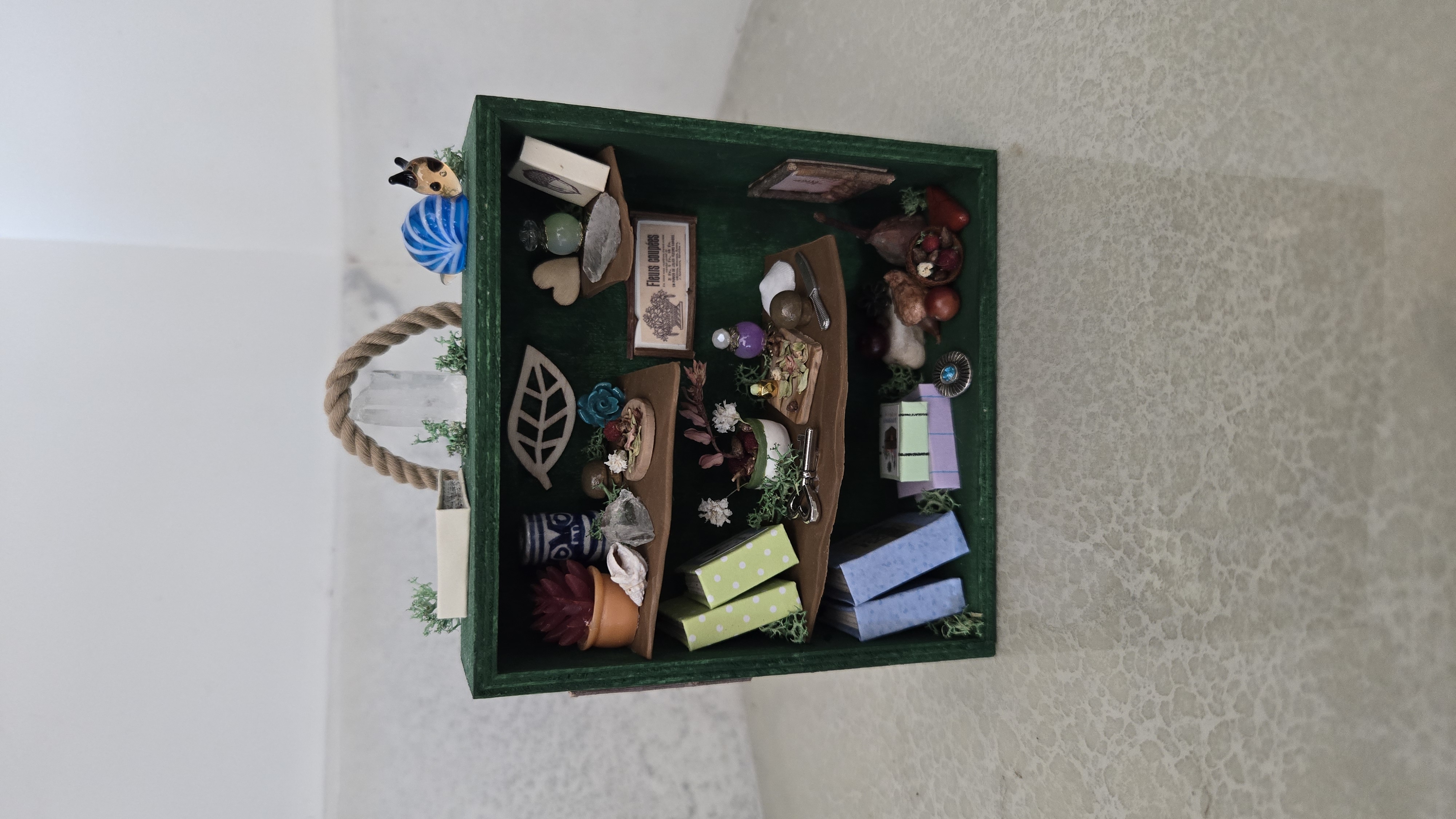 Miniature Outdoor Bookshelf