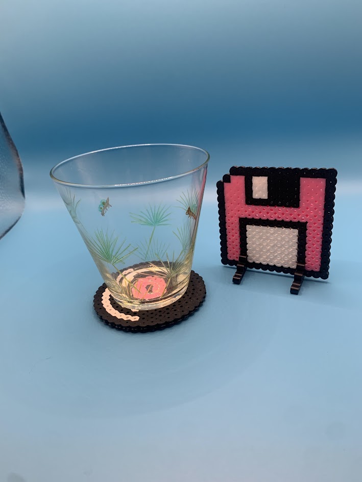 retro coasters 2pc set