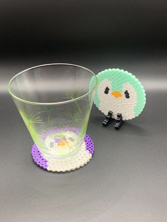 penguin coasters 2pc set
