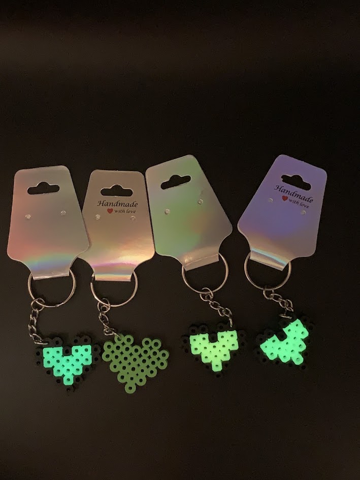 heart keychains