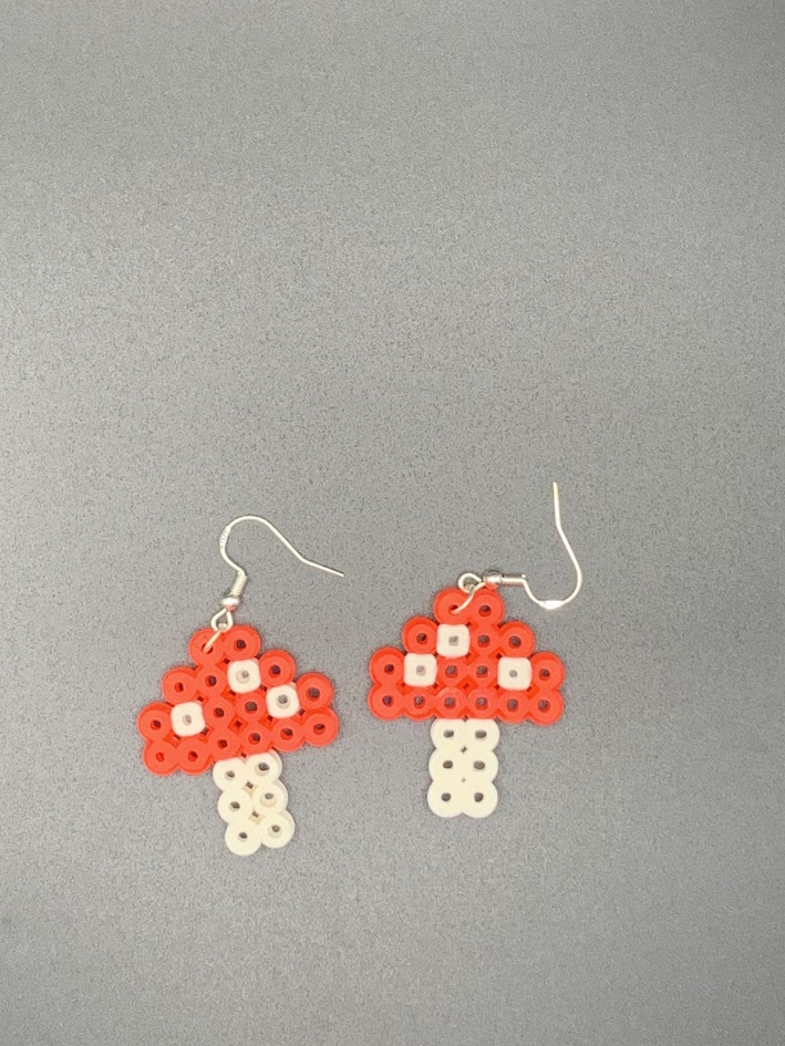 Mushroom earrings