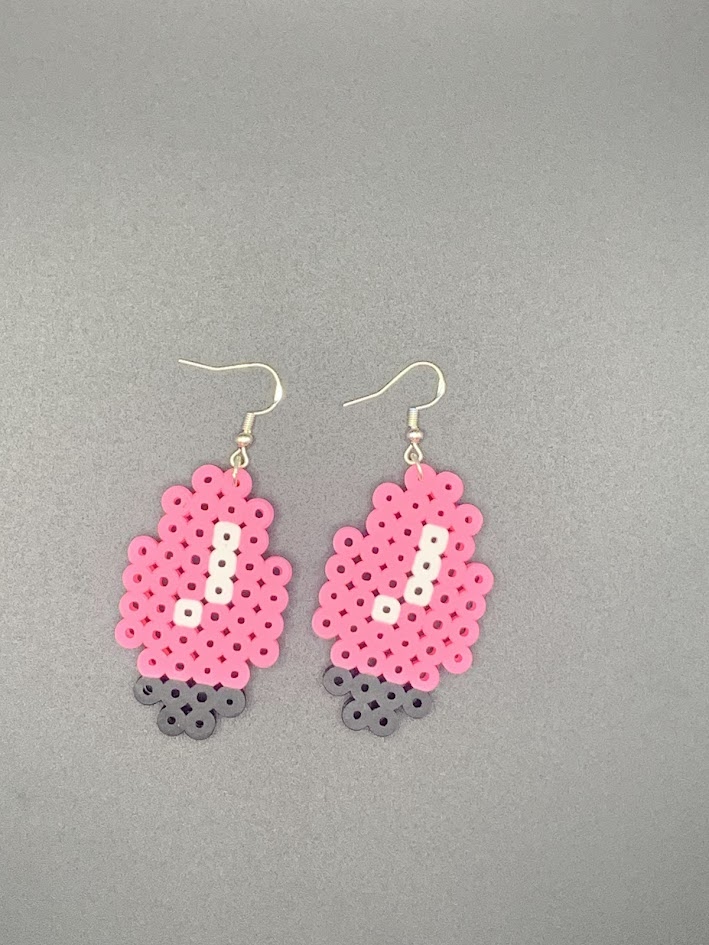 Christmas light earrings
