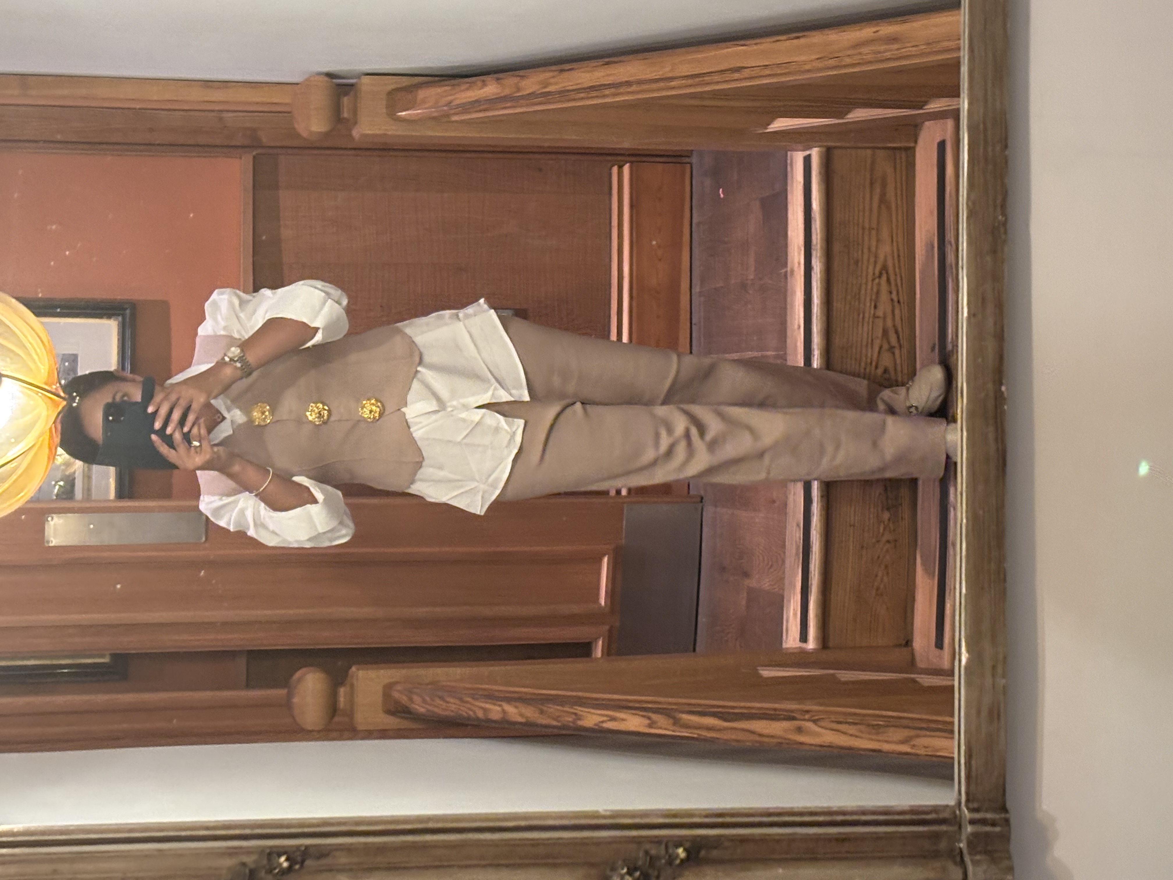 Taupe 3 Piece Waistcoat Set