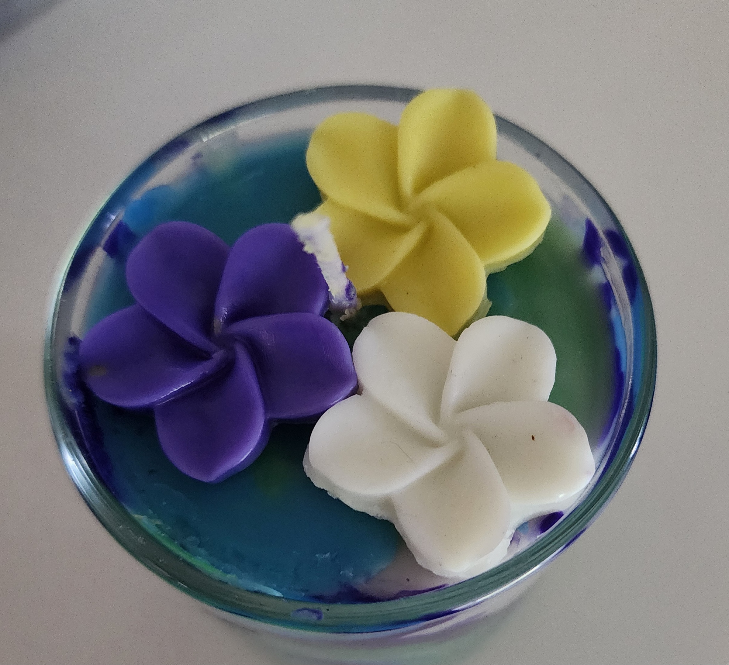 Gypsy blue luxury candle